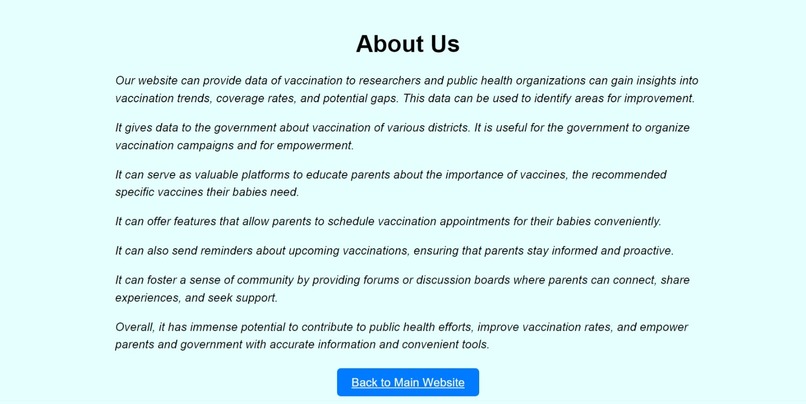 265_Immunization Registration Website – screenshot 2