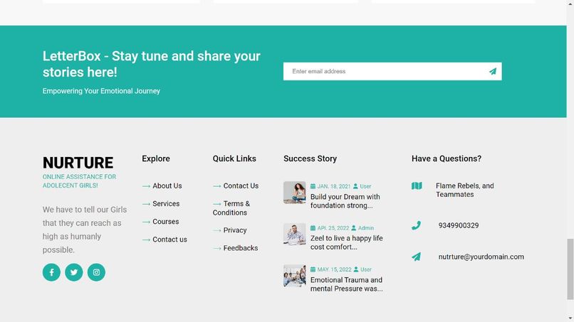 Team 196_Nurture: All in Solution for Adolecent Girls – screenshot 3