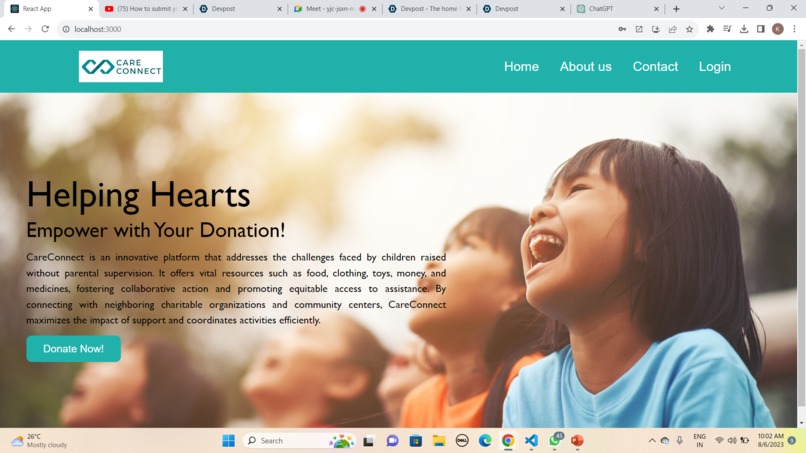 Team 301_CareConnect – screenshot 1