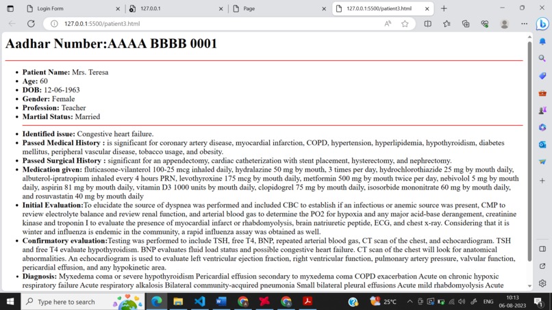 MED MEMOIR  – screenshot 4