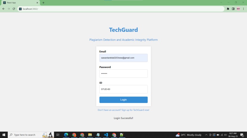 Team 127_TechGuard – screenshot 2
