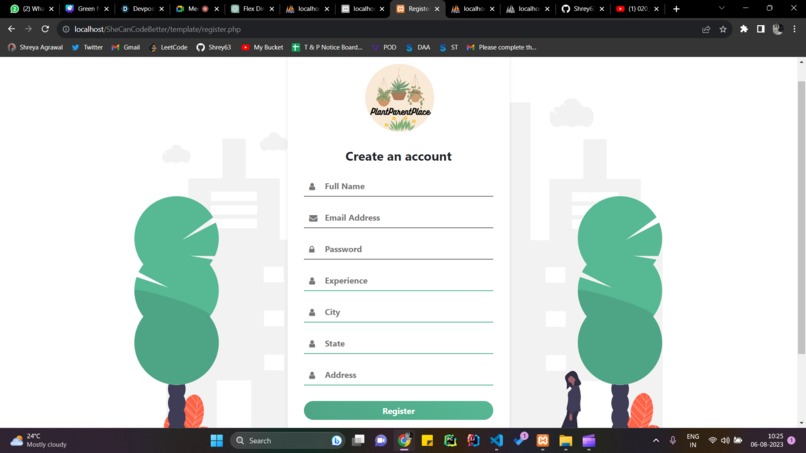 Team 58_Plantparentplace – screenshot 2