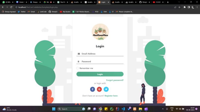 Team 58_Plantparentplace – screenshot 1