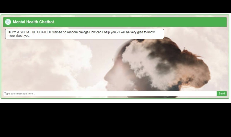 Chatbot for Mental health – screenshot 1