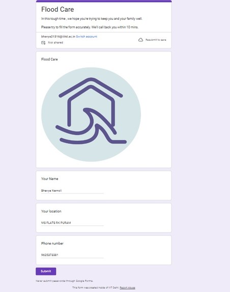 556_FloodCare – screenshot 1