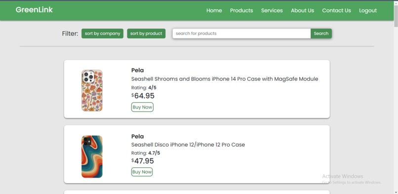 GreenLink – screenshot 2