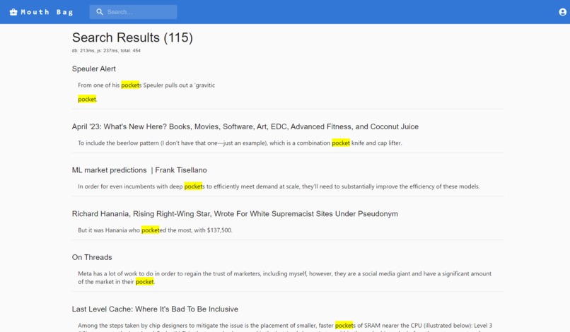 Mouth Bag – screenshot 2