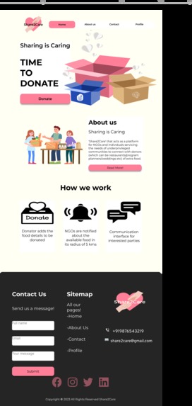 'Share2Care'  – screenshot 1