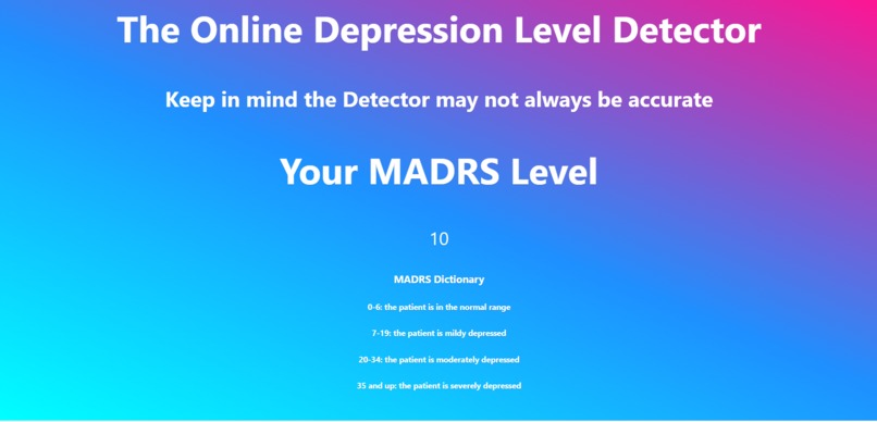 Depression Rater – screenshot 1