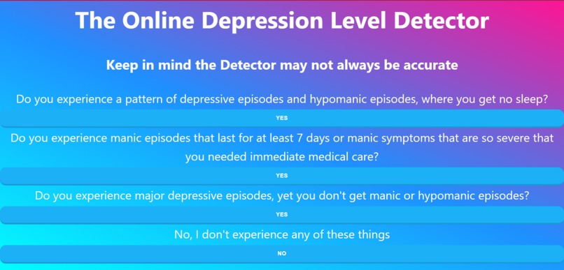 Depression Rater – screenshot 2