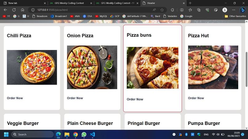 Smart Restaurant website – screenshot 9
