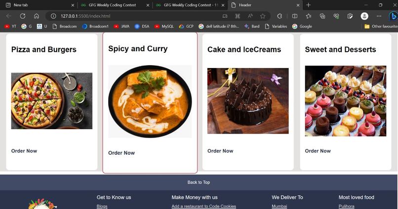 Smart Restaurant website – screenshot 16