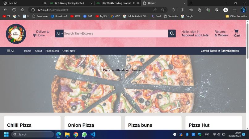 Smart Restaurant website – screenshot 18