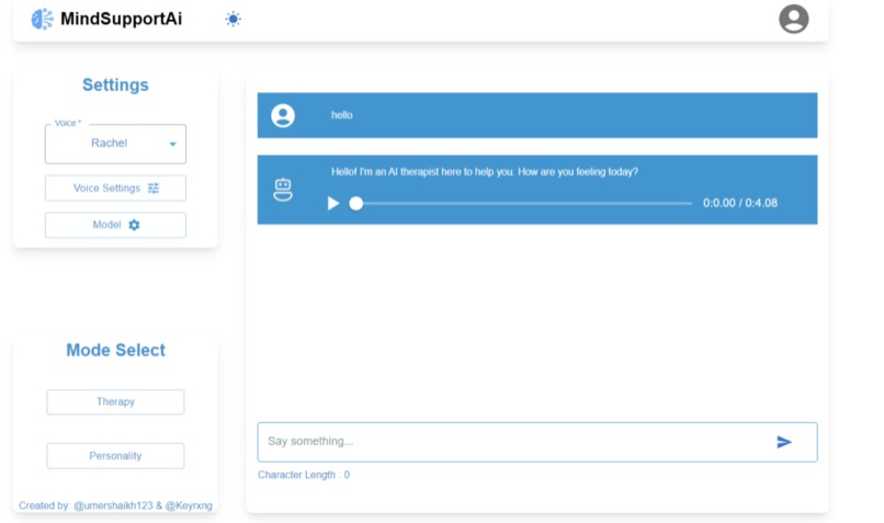 MindSupportAi – screenshot 1