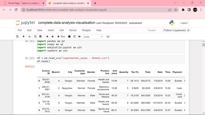 Data Analysis – screenshot 4