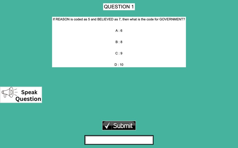 Adaptive Assessment and Inclusive Learning Program – screenshot 3