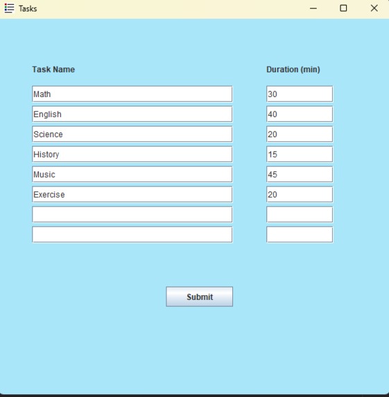 Schedule Creator – screenshot 1