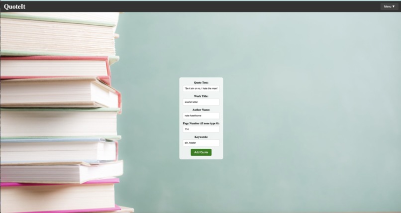 QuoteIt – screenshot 1