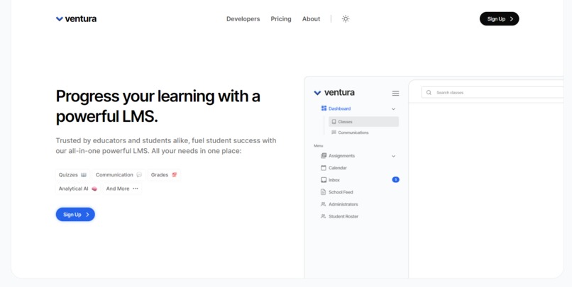 Ventura LMS – screenshot 1