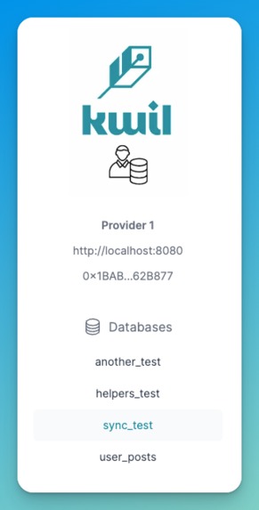 Kwil DB Administrator – screenshot 2