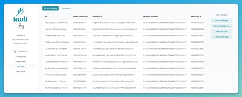 Kwil DB Administrator – screenshot 1