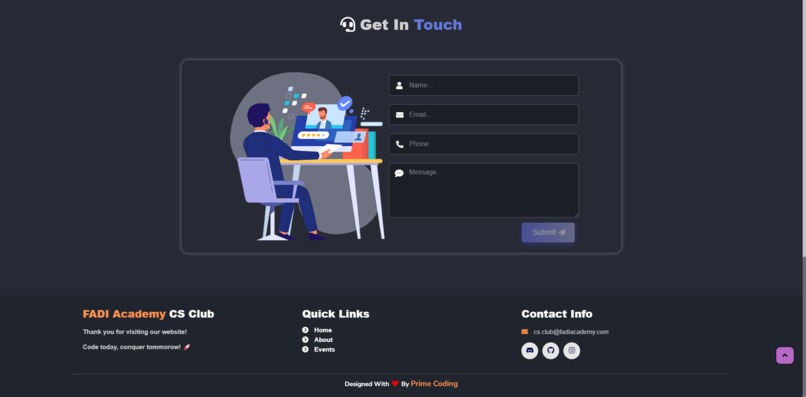 Fadi CS Club – screenshot 1