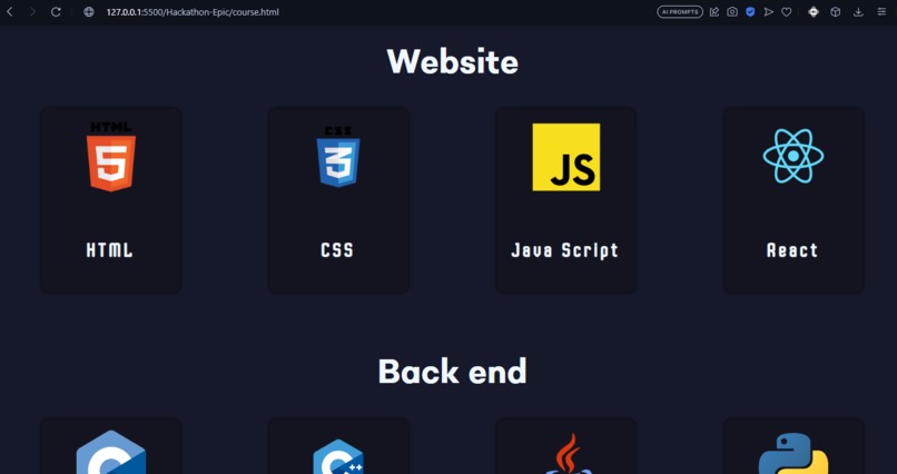 FADI CS CLUB Website – screenshot 3
