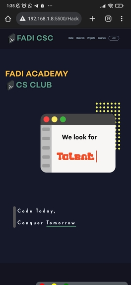 FADI CS CLUB Website – screenshot 8
