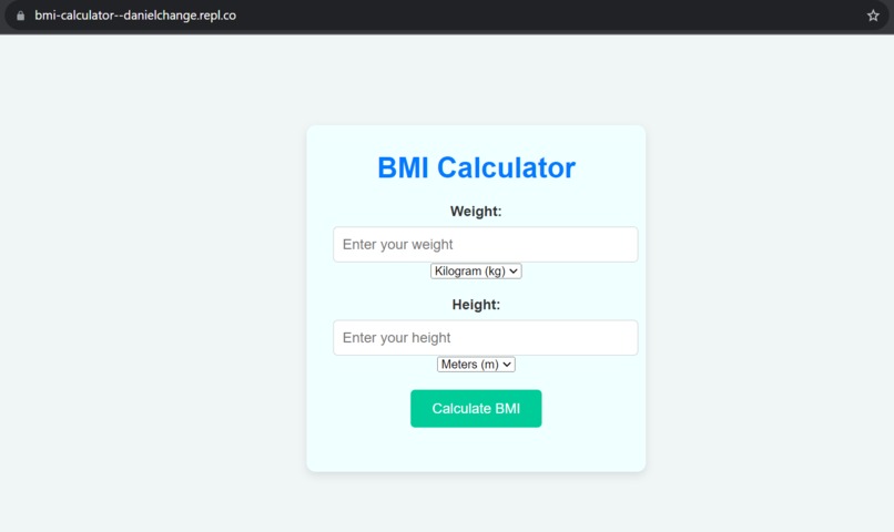 BMI Calculator – screenshot 1