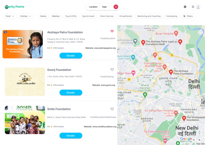 Charity_Points – screenshot 3