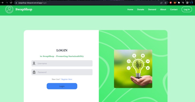 SwapShop - Promoting Sustainability – screenshot 2