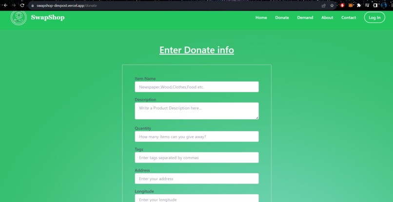 SwapShop - Promoting Sustainability – screenshot 4