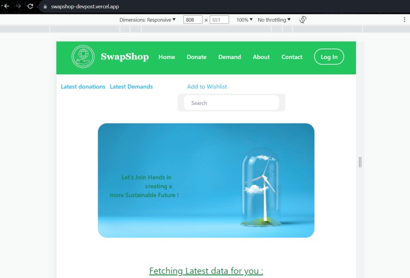 SwapShop - Promoting Sustainability – screenshot 3