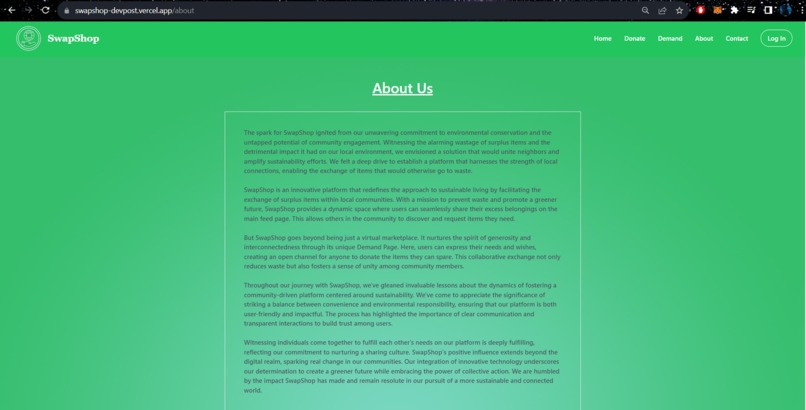 SwapShop - Promoting Sustainability – screenshot 6