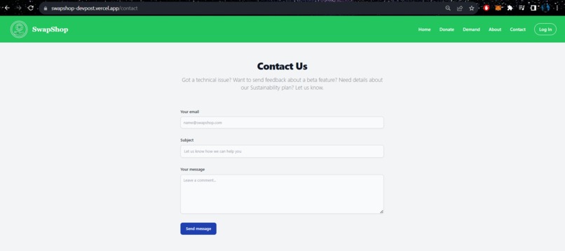 SwapShop - Promoting Sustainability – screenshot 7
