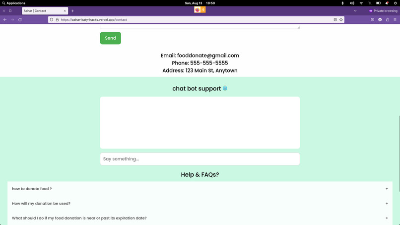 Aahar – screenshot 2