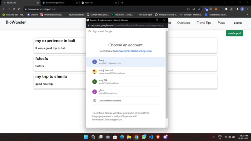 BioWander – screenshot 3