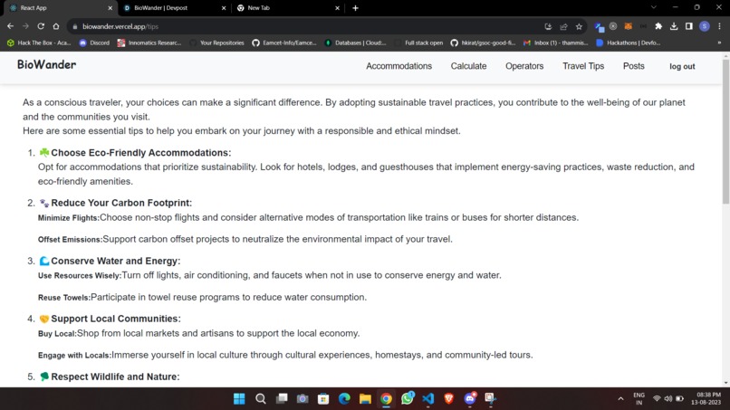 BioWander – screenshot 5
