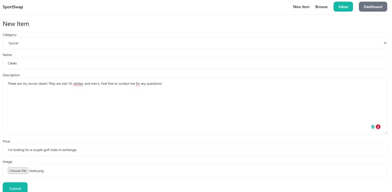 SportSwap – screenshot 5