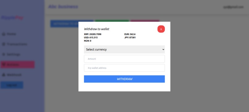 RipplePay – screenshot 3