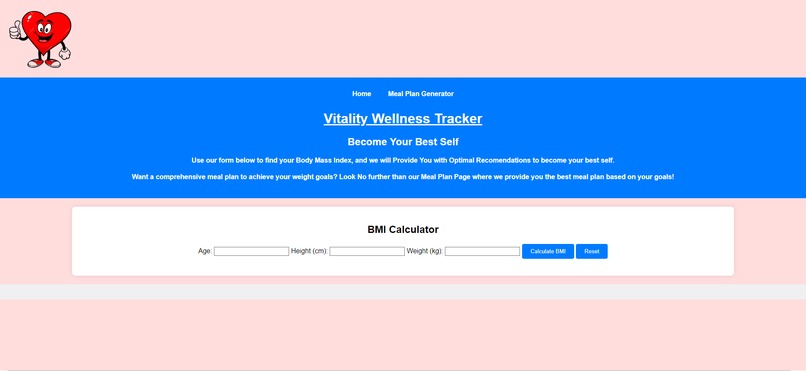 Vitality Wellness Tracker – screenshot 1