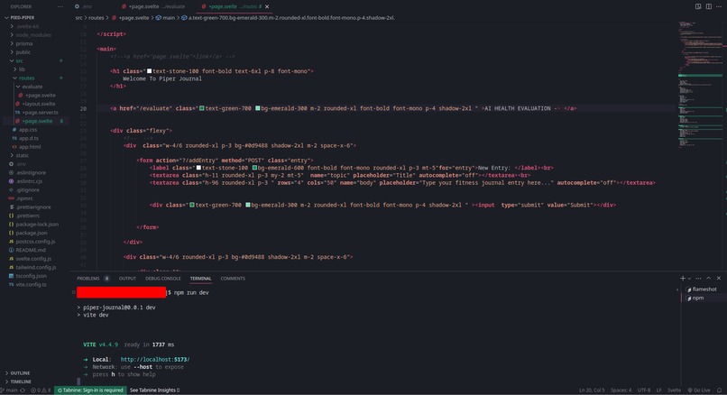 Piper Journal – screenshot 2