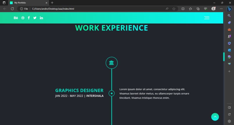 Portfolio  – screenshot 6