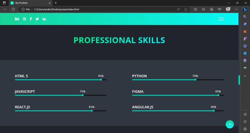 Portfolio  – screenshot 8