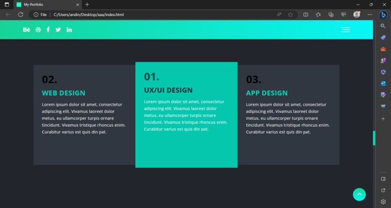 Portfolio  – screenshot 9
