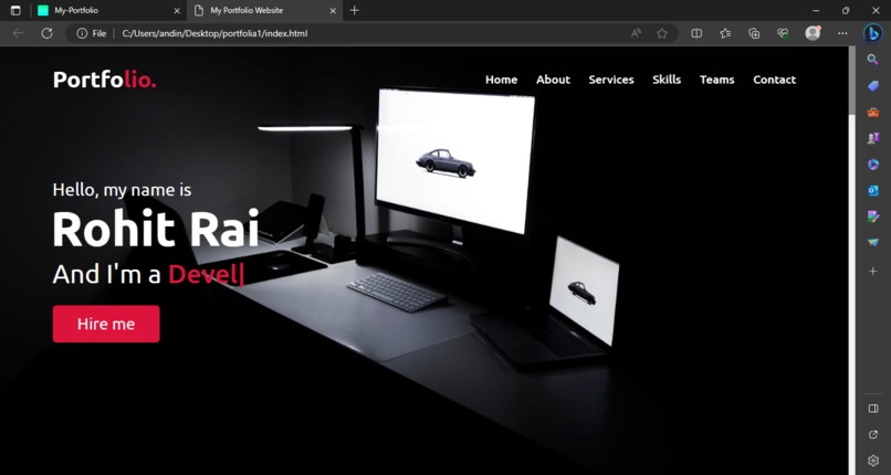 Portfolio  – screenshot 13
