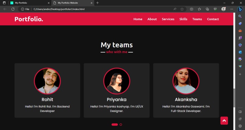 Portfolio  – screenshot 17
