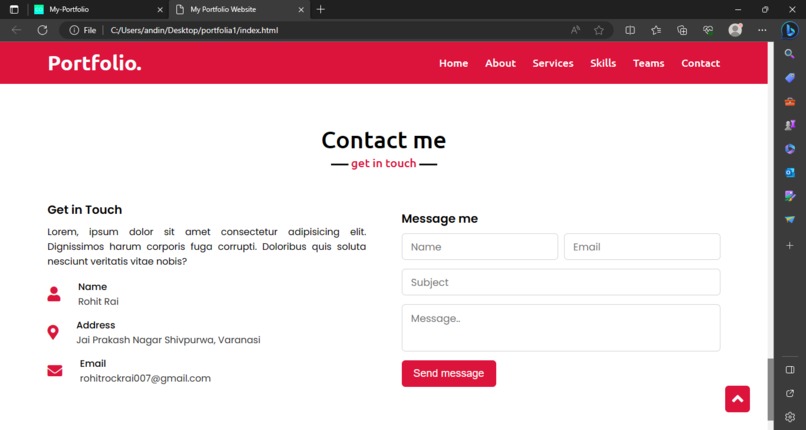 Portfolio  – screenshot 18
