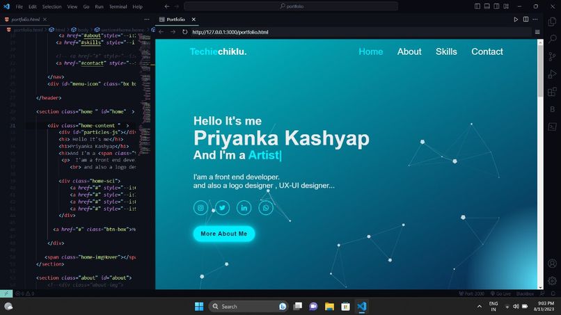 Portfolio  – screenshot 19