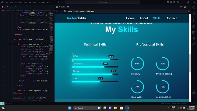 Portfolio  – screenshot 21